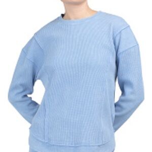 Light Blue Waffle shirt